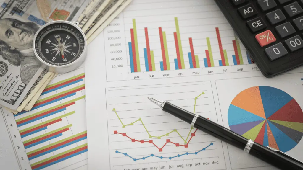 Graph showing data on how blogs make money